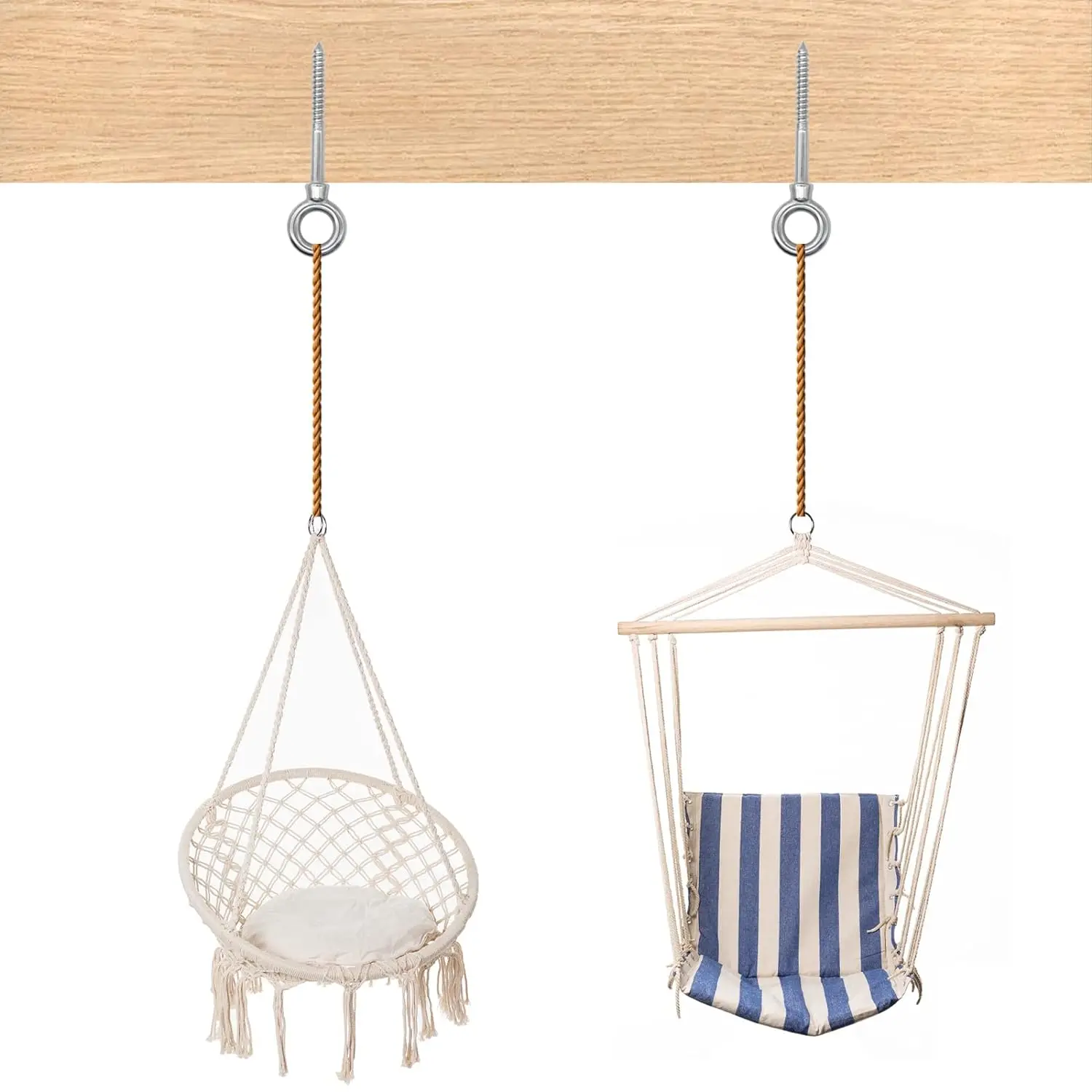 M8 M10 Stainless Steel Eye Wood Screw Eye Bolt Screw with Thread For Outdoors