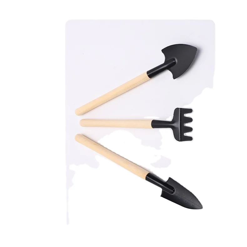 Hot sale garden shovel garden trowel with wooden handle mini shovel garden tool