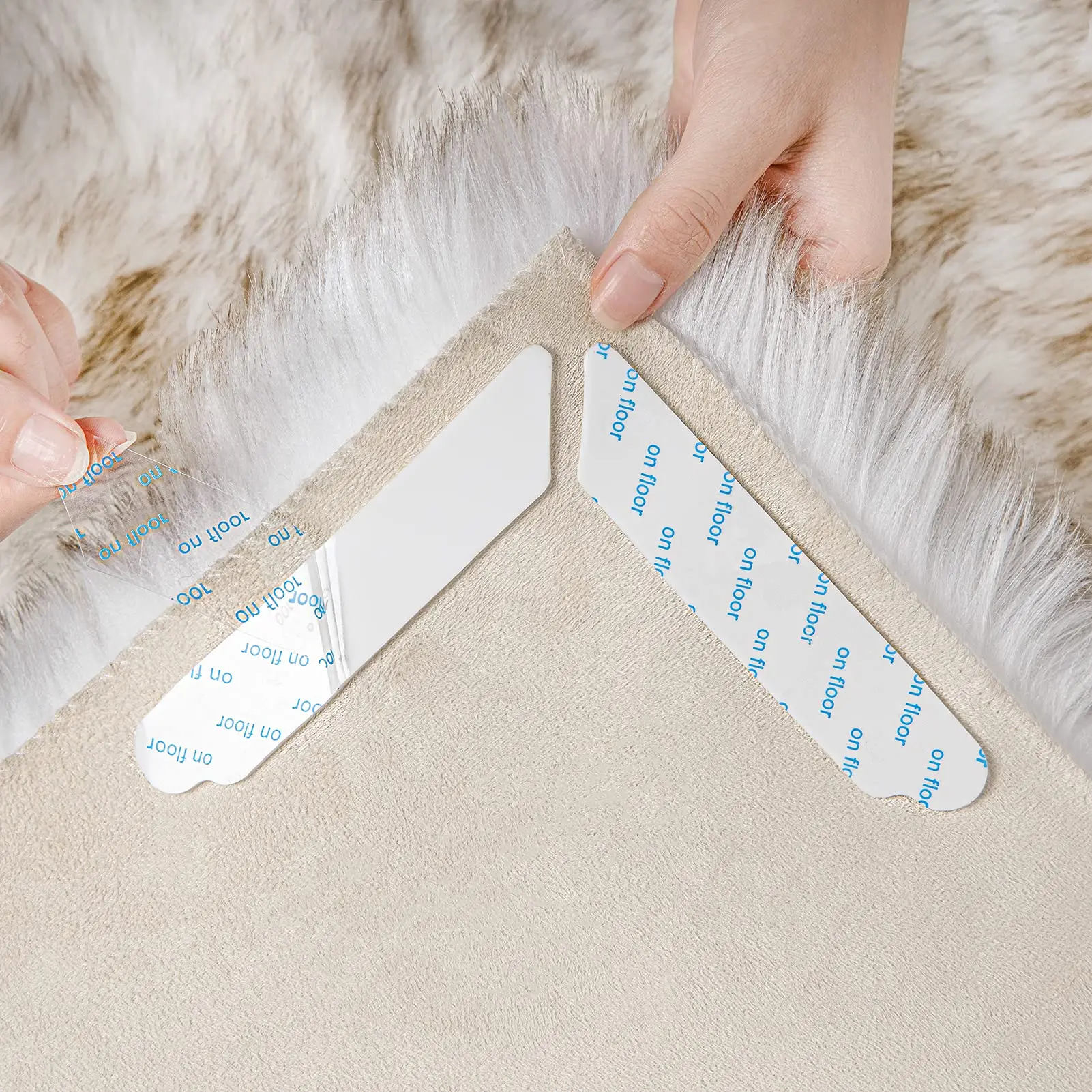 Customization Anti-Slip Rug Gripper Adhesive Felt Furniture Pads Sticky