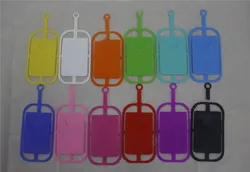 Hot popular phone silicone lanyard neck strap cardholders