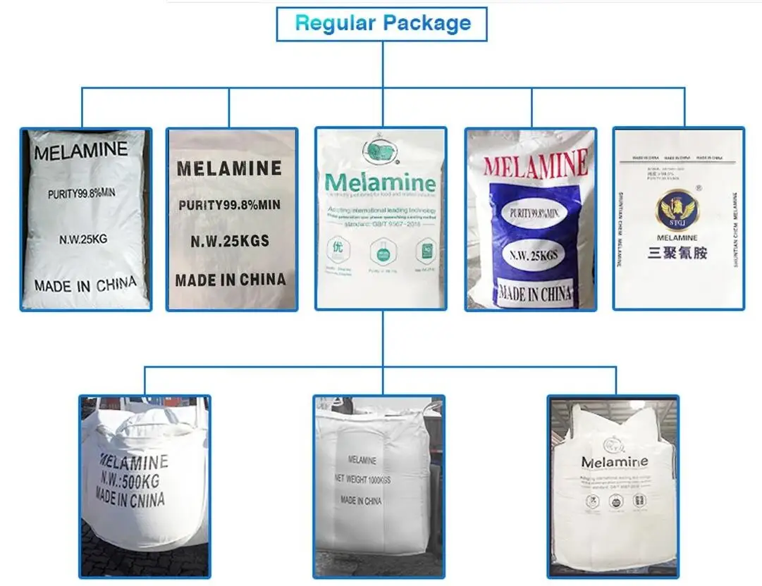 Factory Supply 99.5% Melamine for Coated Paper