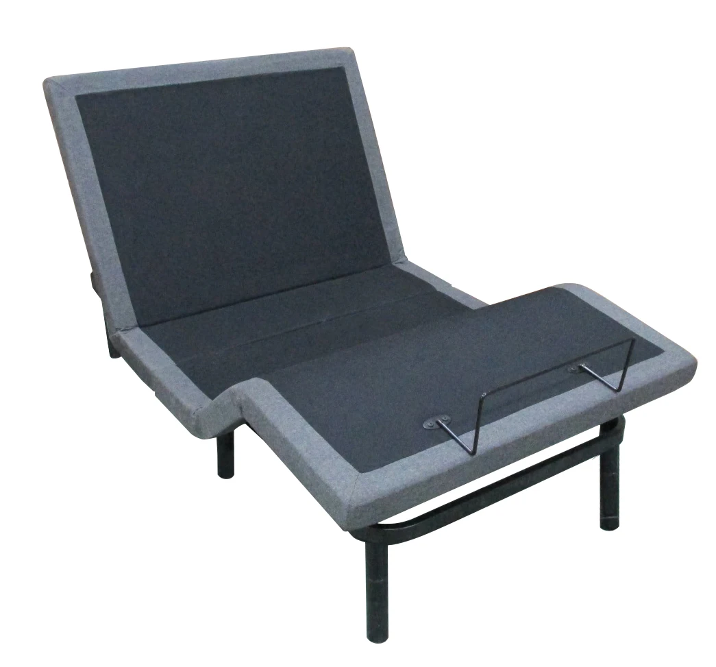 Split King Size Folding Bed Up-holstered Electric Single Adjustable Massage Bed Frame