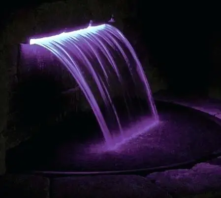 Swimming pool acrylic waterfall water fountain nozzle jet for sale