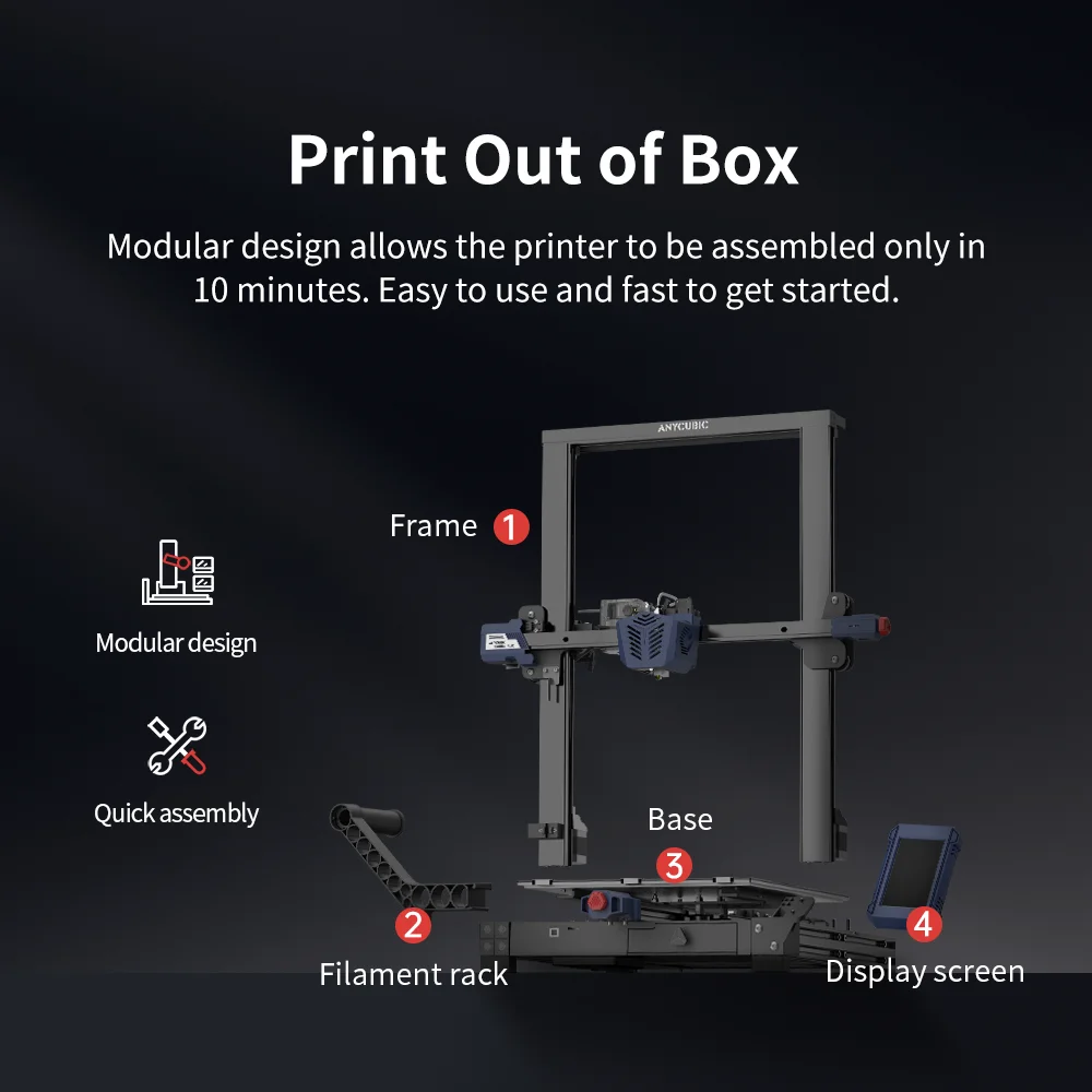 Wholesale New Design Anycubic Kobra Plus 3d House Printer