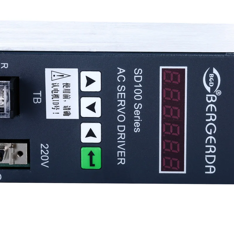 special for CNC machine replace GSK directly  Bergerda 1.2kw-3.8kw AC  Servo Motor With Tamawaga Encoder And Servo Drive