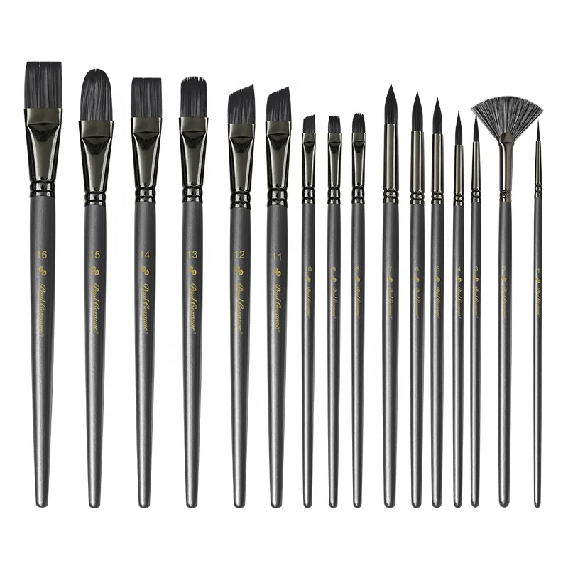 Professional Artist Paint Brush Set 15 Different Sizes Paint Brushes Paint Brush Set