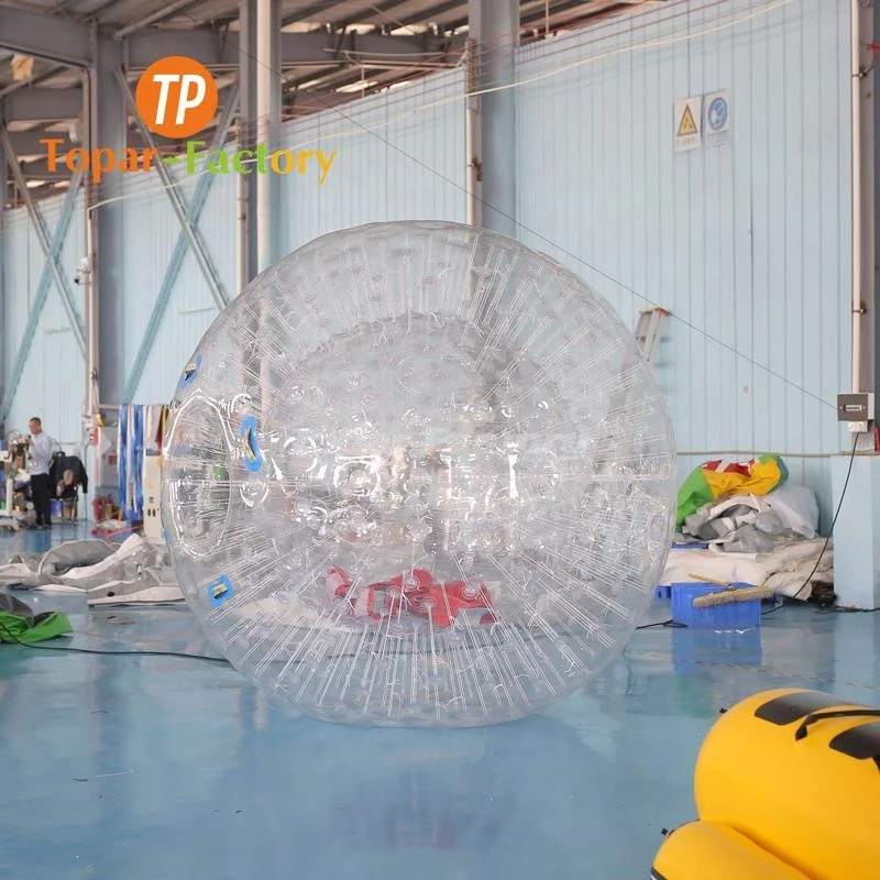 Topar-Factory inflatable human zorb ball human hamster bubble ball grass/snow zorbing ball for sale