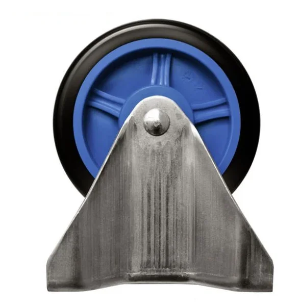Uni-Silent 4 inches Rigid Caster Wheels PU Material Solid Castor Wheel Trolley Caster PLAP-4-R