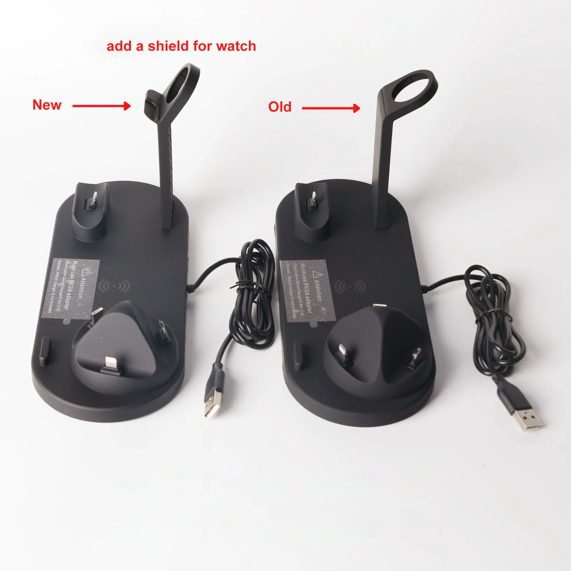 10W 4 in 1 Carregador Wireless Charger Charge Smartphone Docking Charging Station Stand Pad Fast Mobile Phone Charger