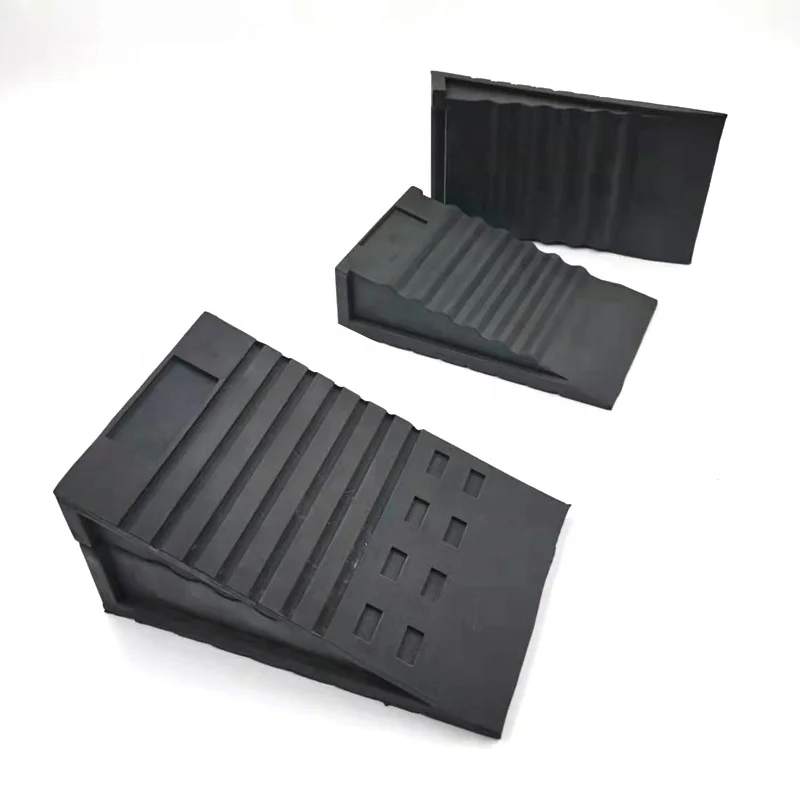 VIGFIT gym pair adjustable non-slip nature rubber ramp weightlifting squat wedge block