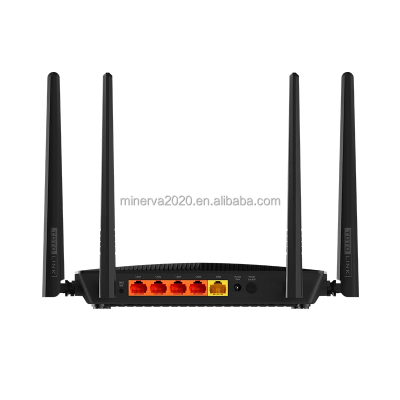 Беспроводной двухдиапазонный гигабитный маршрутизатор TOTOLINK A3002R Wi-Fi AC1200M 4*4 всенаправленные антенны ретранслятор с поддержкой