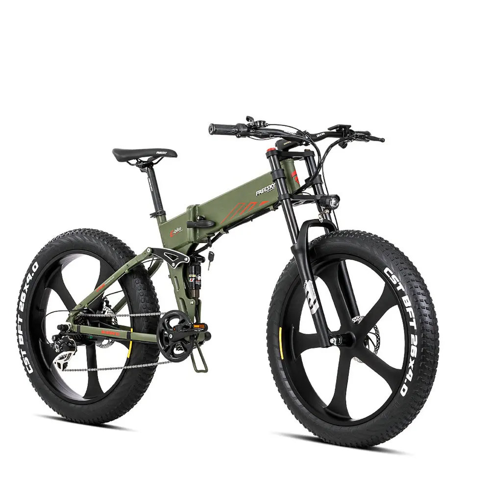 Freesky электрический велосипед с толстыми шинами 48 в 250 Вт 500 полной подвеской от производителя электрического