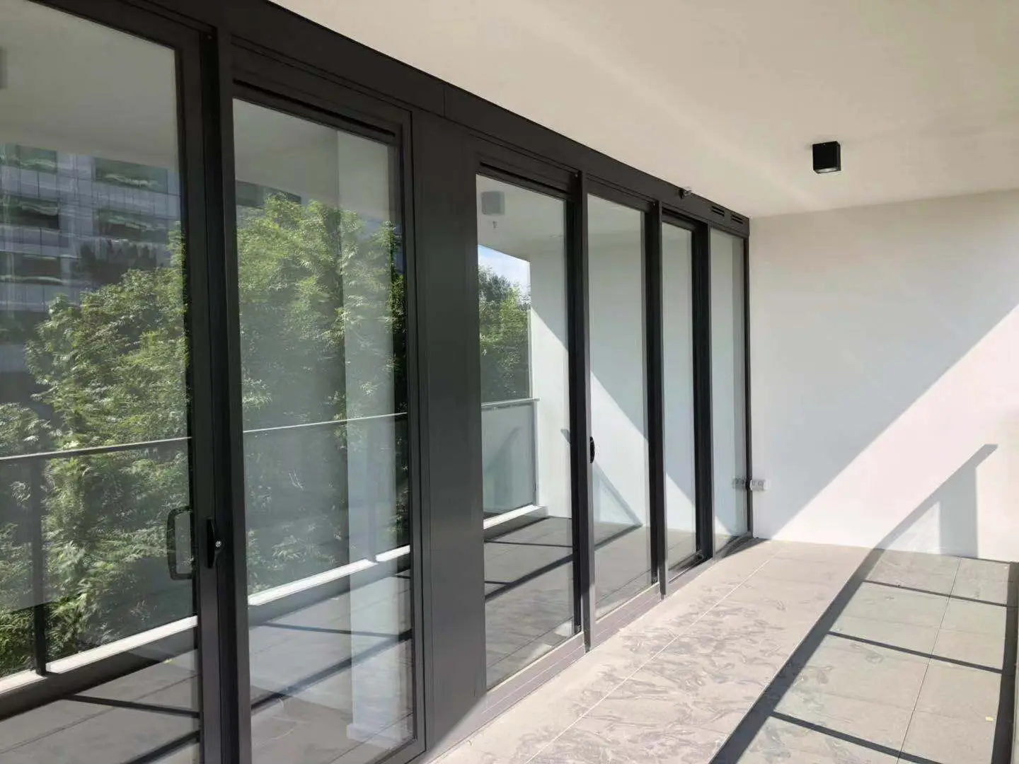 Impact NOA NFRC AS2047 Maimi dade approval commercial thermal break aluminum lift sliding doors