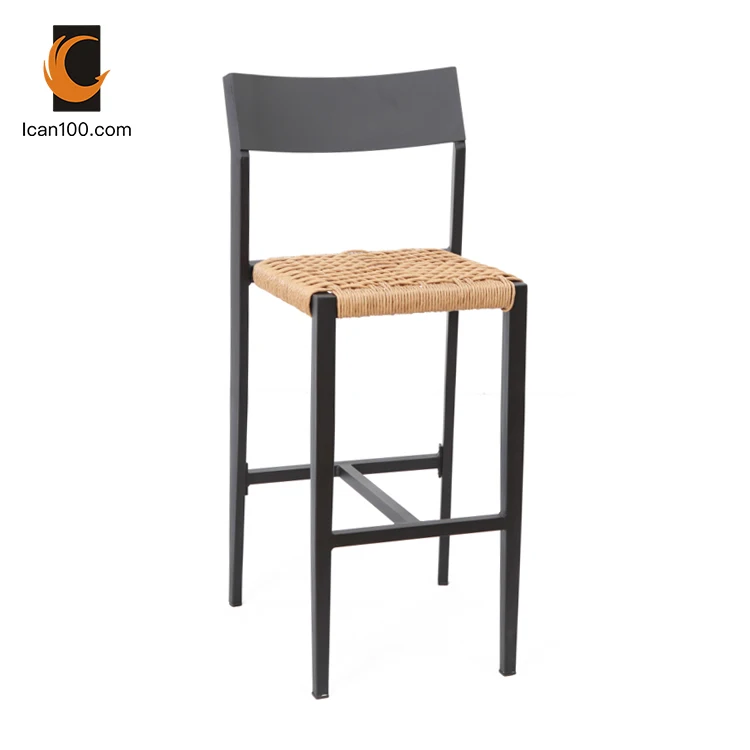 Hot Design Cheap Outdoor Dining Rattan Bar Furniture Restaurant Table And Chair Bar Table Set Rattan Furniture Dining Set