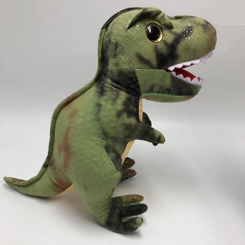 New 30CM simulation camouflage Tyrannosaurus Rex plush doll Bared teeth cute plush toy doll machine Jurassic