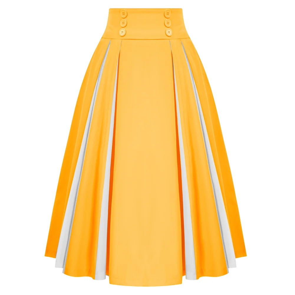 Long Plus Size Pencil Skirts Ladies Office Womens Skirts Bohemian Stylish Vintage Solid Pleated Skirts For Women 2023