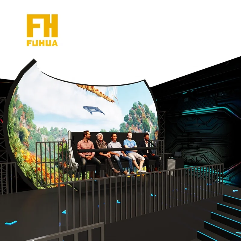 Entertainment  Park  Equipment Roller Coaster  Movie Theater  Naked Eye Virtual Cinema  Huge Dome Screen Cinema Project