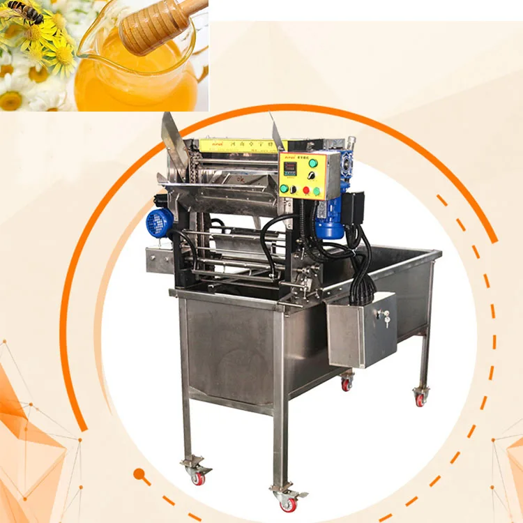 Automatic honey comb uncapping