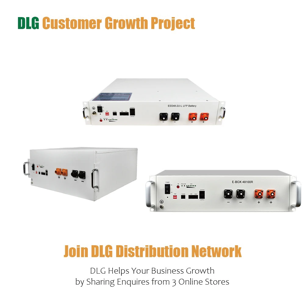 DLG 48V 2.5KWh 5KWh 8KWh 10KWh литий-железо-фосфатный литий-ионный аккумулятор для дома BESS системы хранения солнечной энергии
