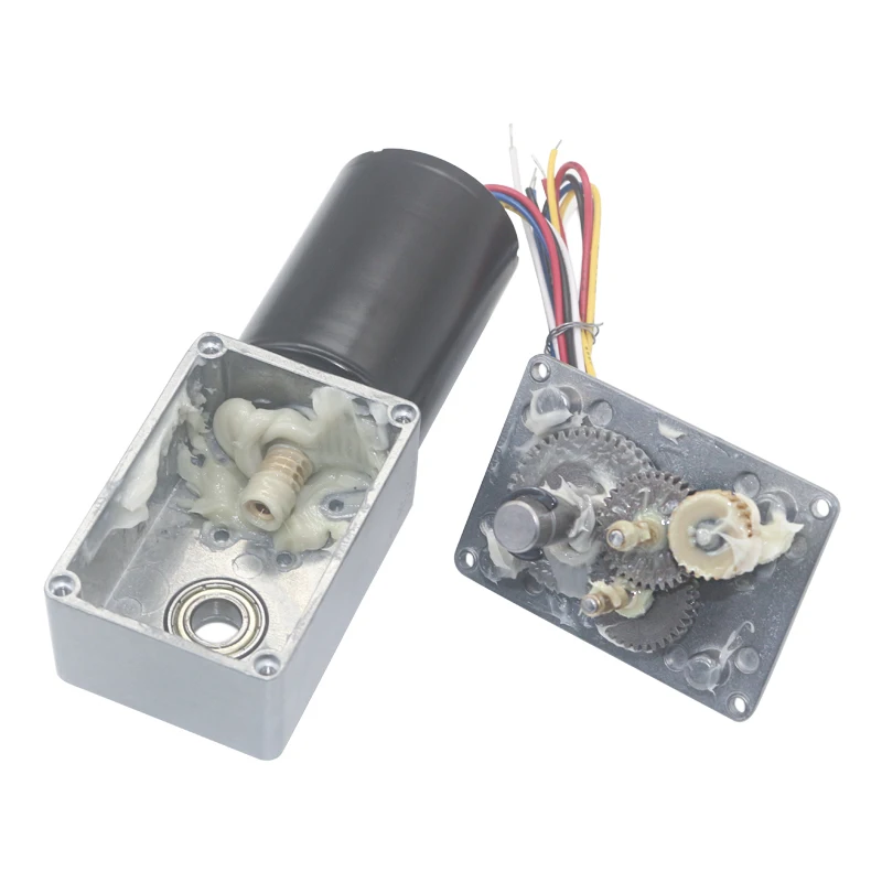 High Torque Low rpm DC 12 volt 24 volt Micro Electric Brushless Gear Motor For Curtaindc motor 12v high torque dc micro worm gea