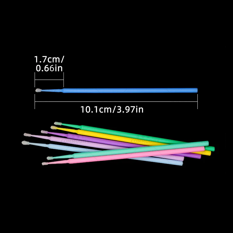Tool Cotton Adhesive Pink Lab Applicator Oral Resin Eye Brush Swab Extension Stick Barrel Lash Dental Microbrush Micro Wand
