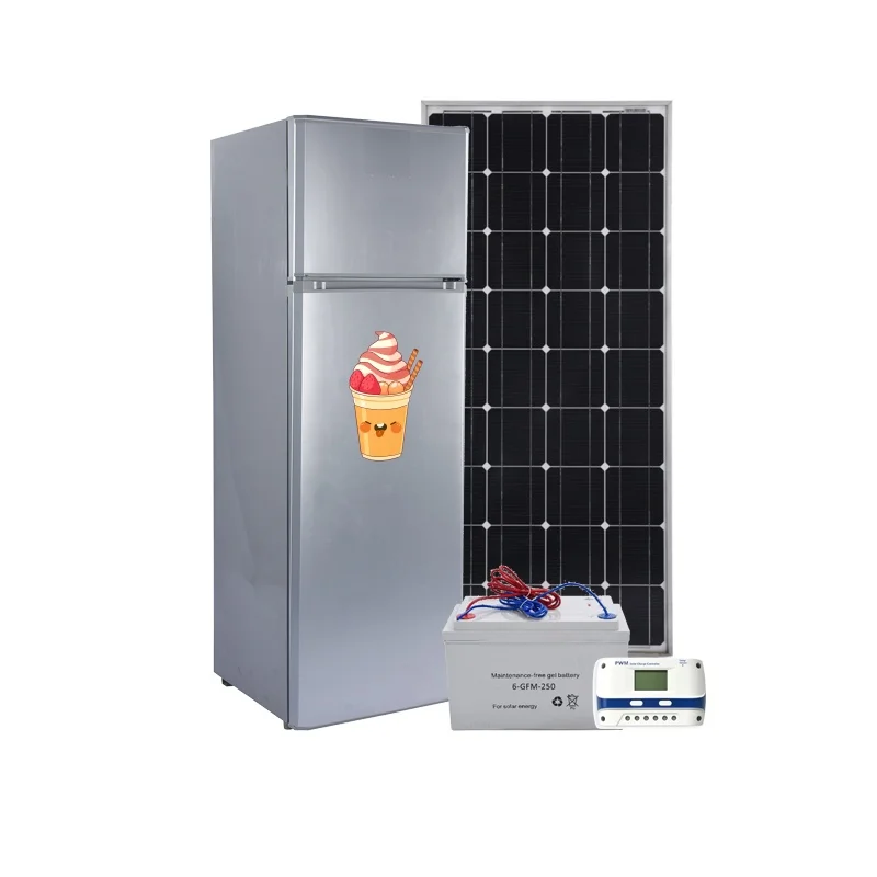 Big size double door fridge refrigerators combi refrigerator 268L Solar Fridge