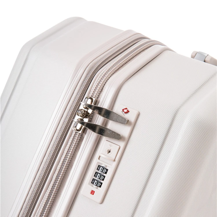 Hot selling large luggage 4 spinner wheels12/14/20 24/28 inch ABS case cabin travel suitcase luggage bags with lock
