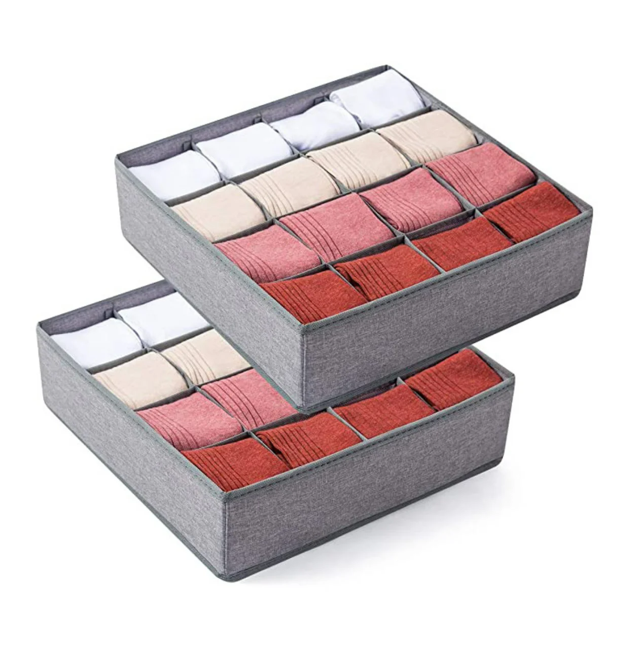 Creative storage organiser drawer compartment clothing classification desktop storage foldable household storage box