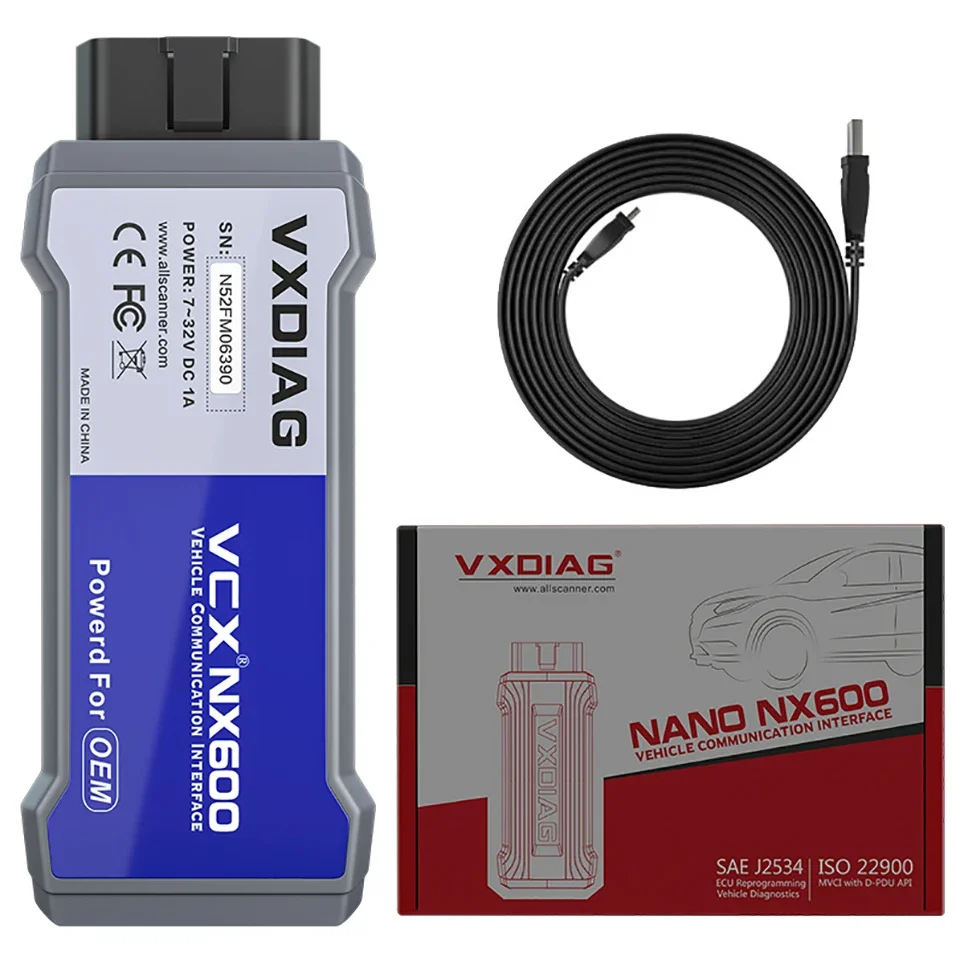 VXDIAG NANO NX600Pro forGM Car OBD2 Scanner USB Code Reader Diagnostic Tool J2534 Programming ECU Coding for Opel