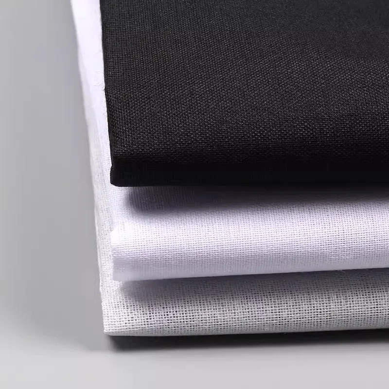 Resin Lined Fabric, Non-Woven Lined Soft Cotton Quilted Fabric, Neckline Sewing Material Clothing Fabric