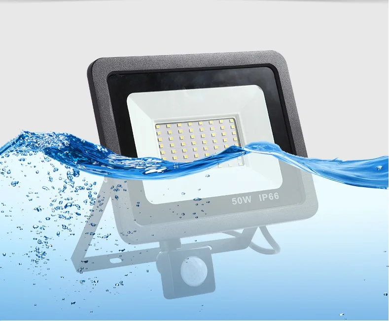 PIR sensor High costs effective Human Body Sensor10W20W30W50W Waterproof Radar Detection sensor LED flood light