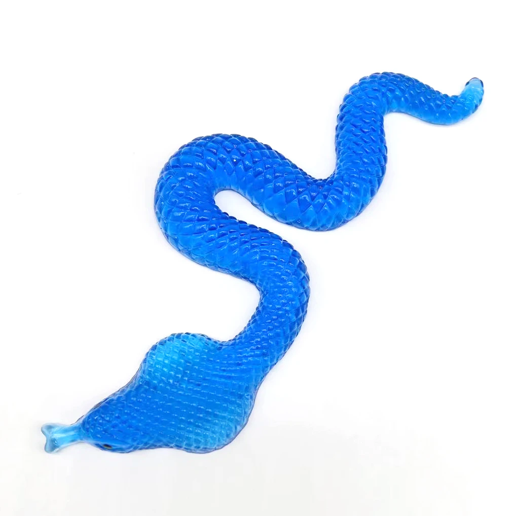 Funny hot sells scary TPR Soft and sticky snake toy