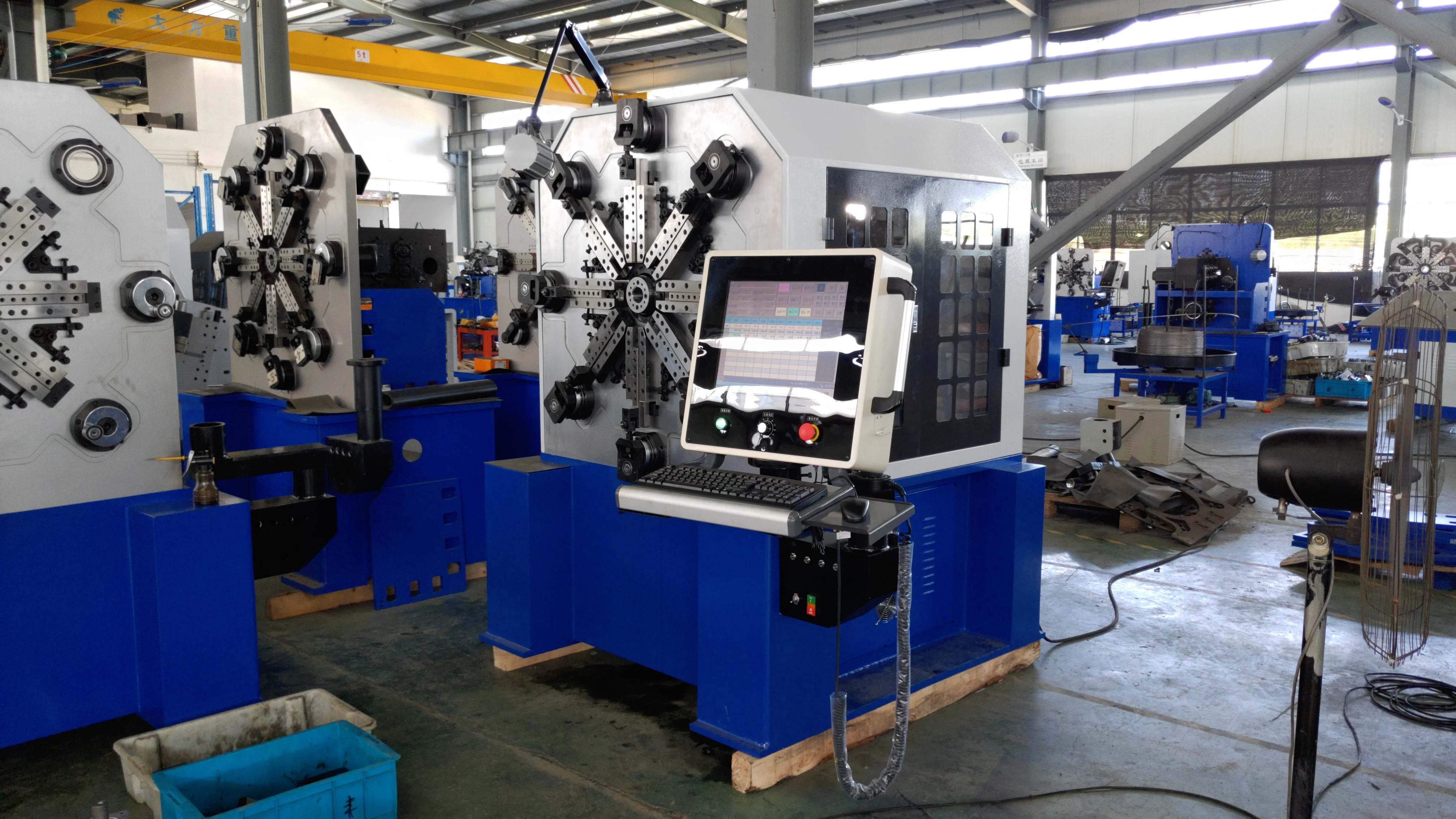 
YF brand CNC-1240 Mechanical Steel Wire Industrial Torsion Coil Spring Machine 