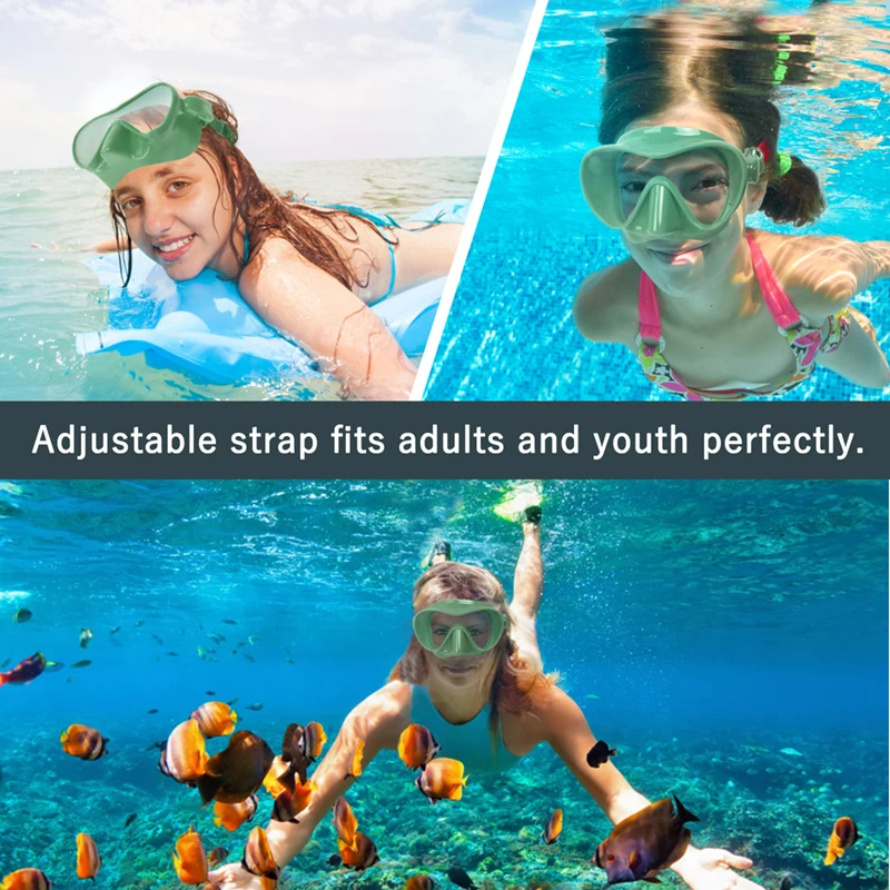 Adult Scuba Diving Masks Gear Freediving Spearfishing Glasses Custom Logo Color Diving mask