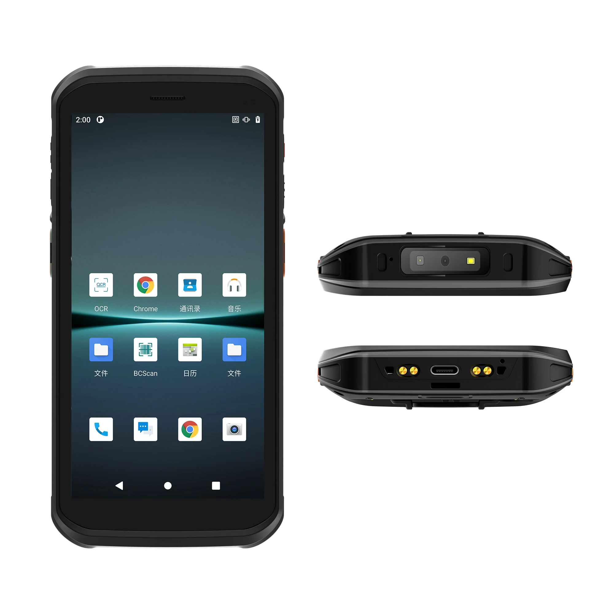 Прочный ручной логистический КПК с Android 11 OS 4G Wifi NFC RFID Reader 1D 2D штрих-код лазерный сканер