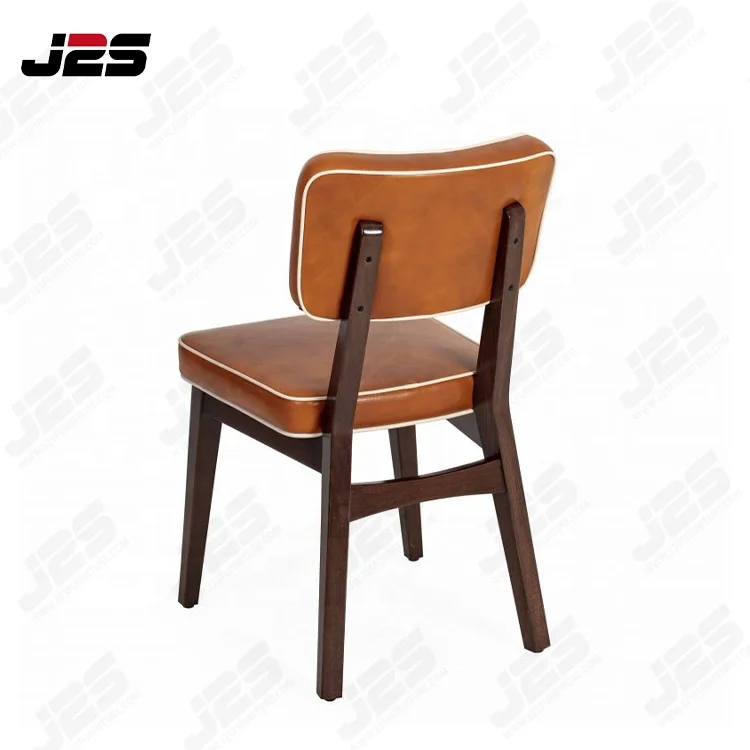 Factory price Hot Sale High Quality Luxury Vintage Wooden Dining Chair Furniture Living Room Teak Oak Wood Rattan Modern Chair