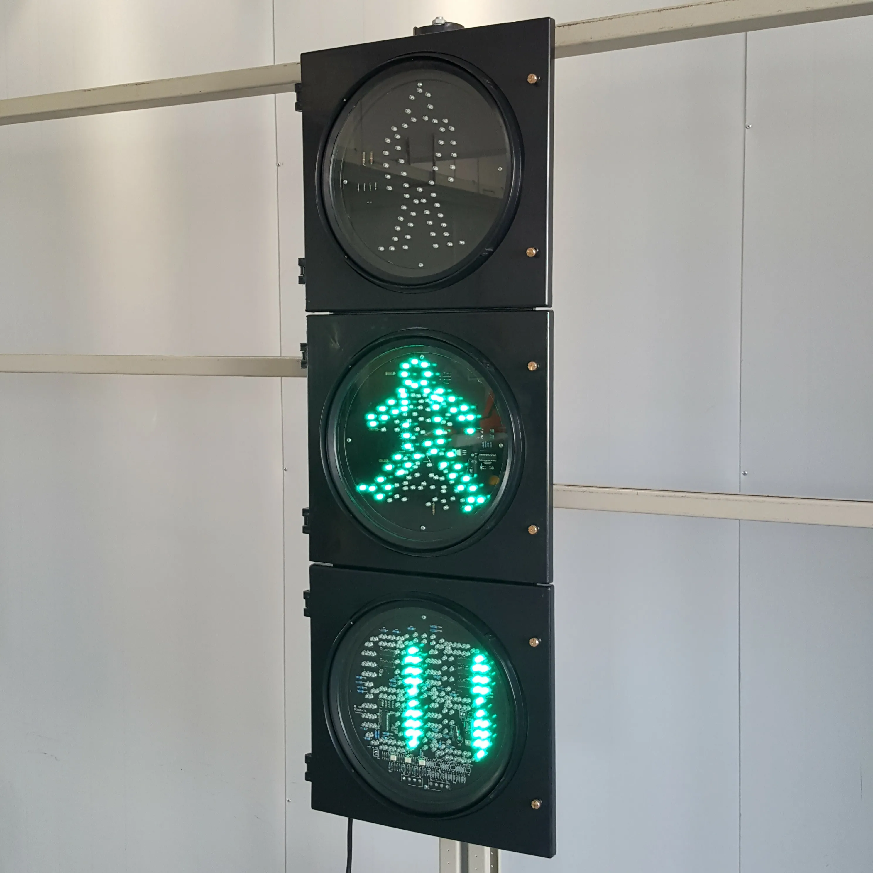
300MM 3-Aspect RG Pedestrian And RG Countdown Timer Road Traffic Light Manufacturer 