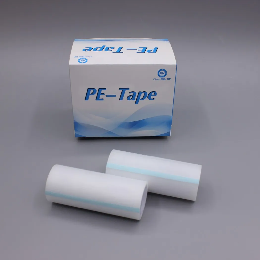 Medmount Waterproof Micropore Surgical Medical Transparent PE Adhesive Plaster for Wound Fixation