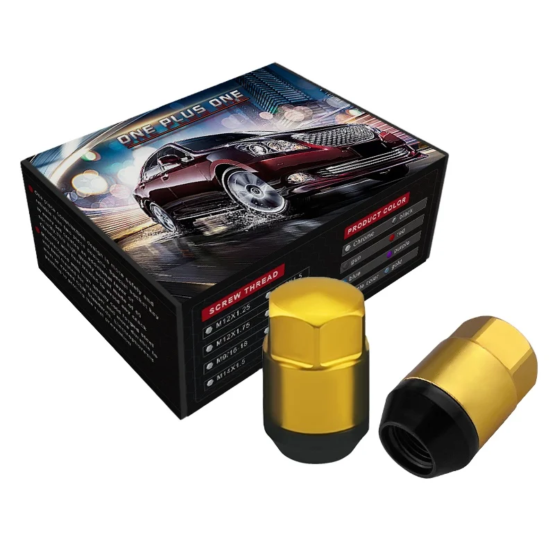 YJY GZ590 HEX19 35 мм m12x1, 5 заводской классный болт и гайка для гоночного колеса