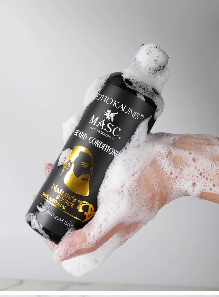 beard care products private label Sulfate Free Hydrating Shampoo and Conditioner for Men grooming Beard Wash