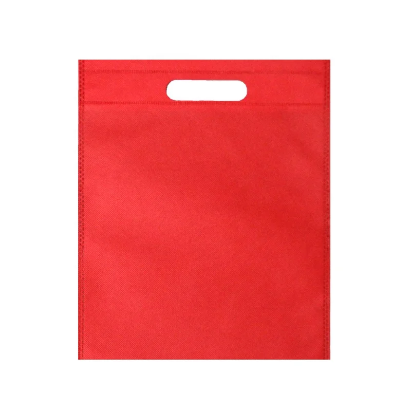 Wholesale Customized Logo Printed Fashion Packaging Non Woven D Cut Bag
