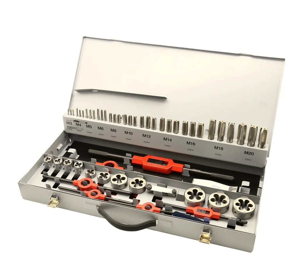 GSR HSS Metric thread tools machine Tap & Die Set for thread cutting