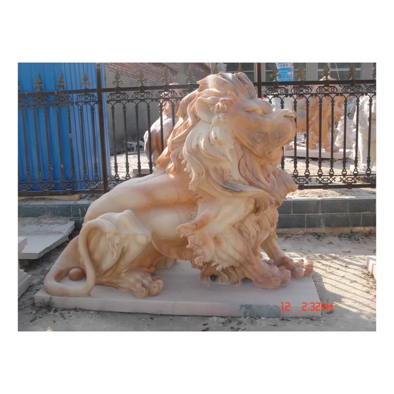 Animal carvings stone nature marble outdoor lion Stone Carved Carving Large Sculpture