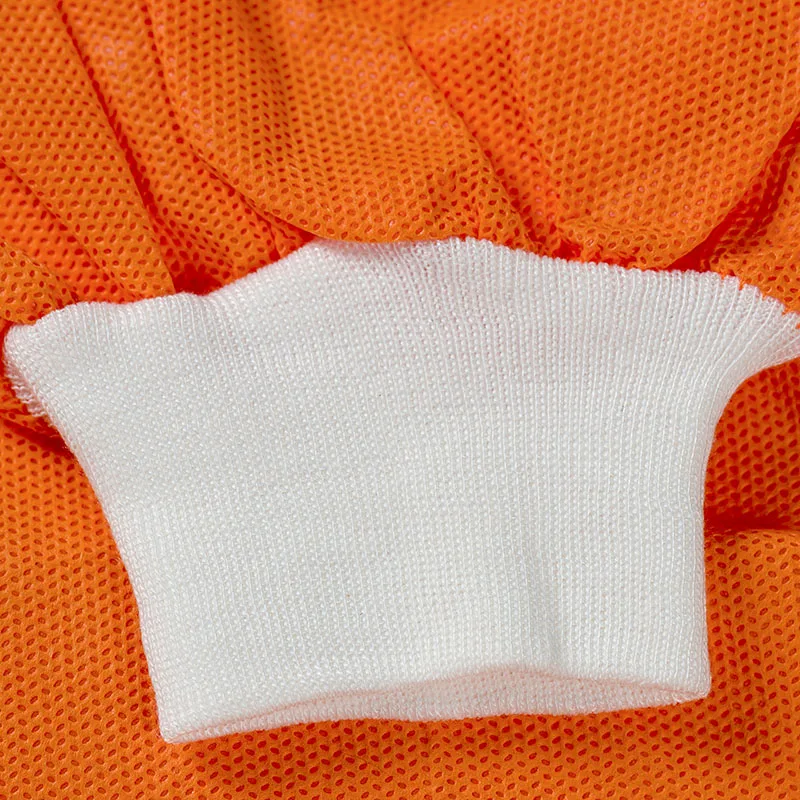 Type 5/6 оранжевый цвет SMS пыленепроницаемый химический костюм одноразовый SMS-комбинезон защитная униформа для асбеста