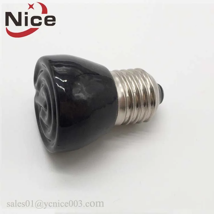 60w Infrared E27 Ceramic Heating Emitter Bulb