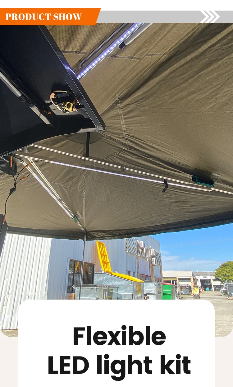 oem 4wd expand 270 degree aluminum side awning 2.5m posts fence tent car vw amarok 2023 2.5 1.4m walls free standing 4x4 for t4