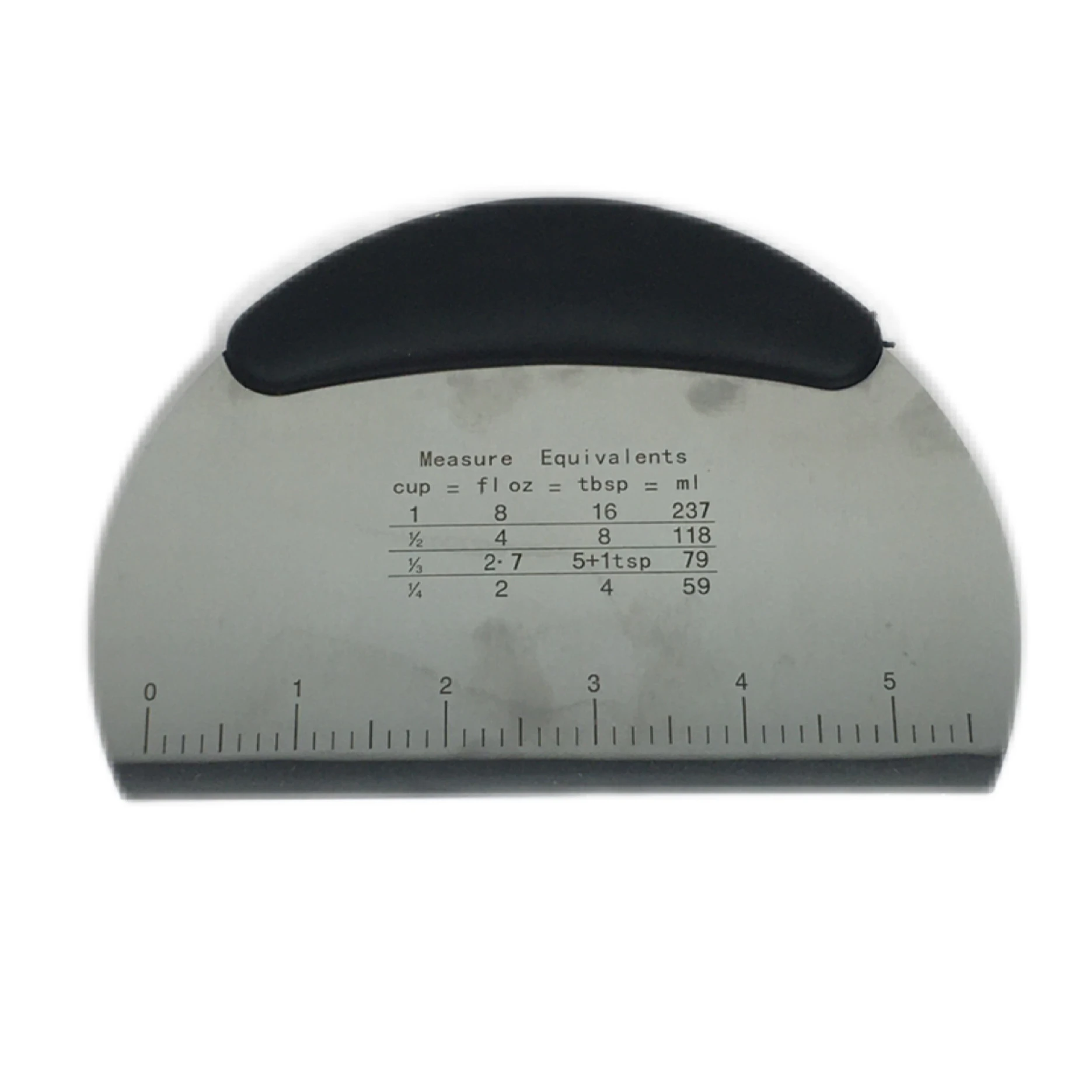 Multipurpose Stainless Steel Dough Scraper for Baking