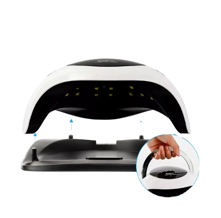 New Arrival 48w Pro Cure Wireless Dual Light Rechargeable Cordless Sun Uv Led Gel Dryer Nail Lamp Auto Power Battery Time