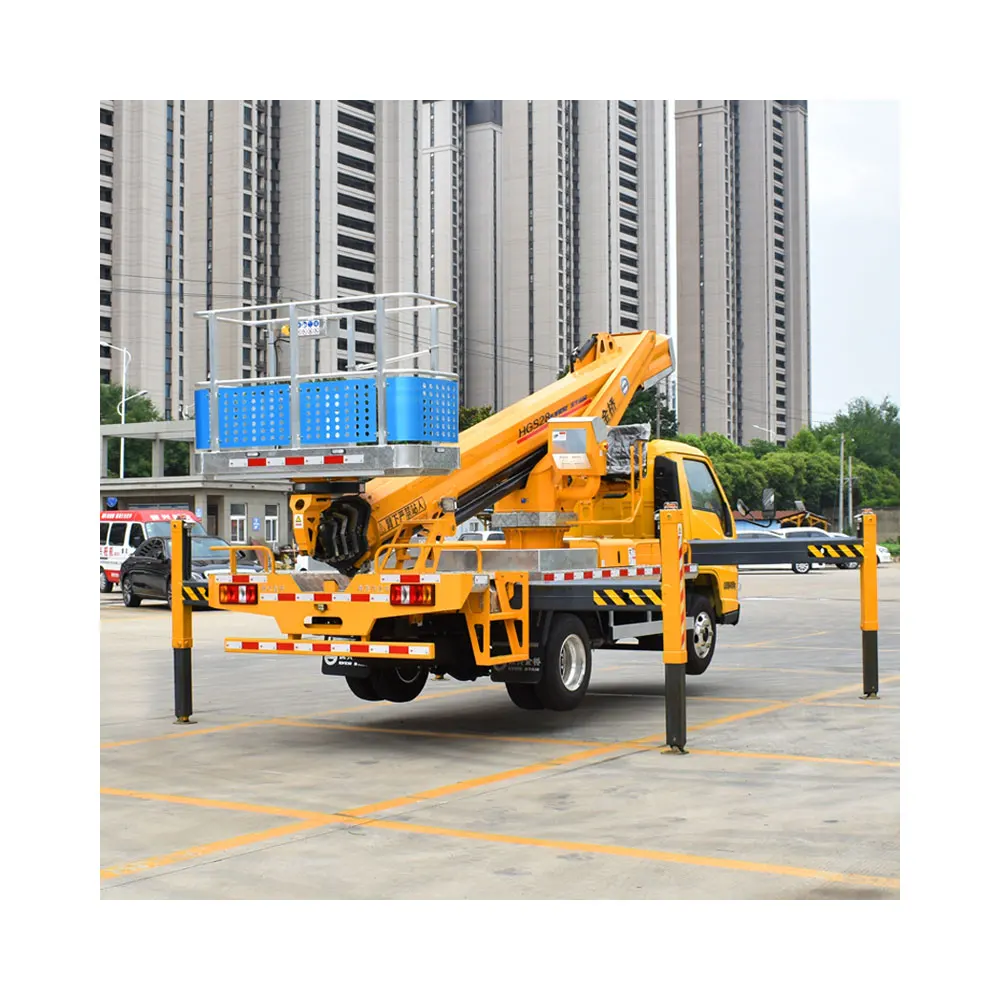 Hydraulic Mobile Aerial Work Platform Truck with 28m 32m Bucket High-Altitude Operation Truck