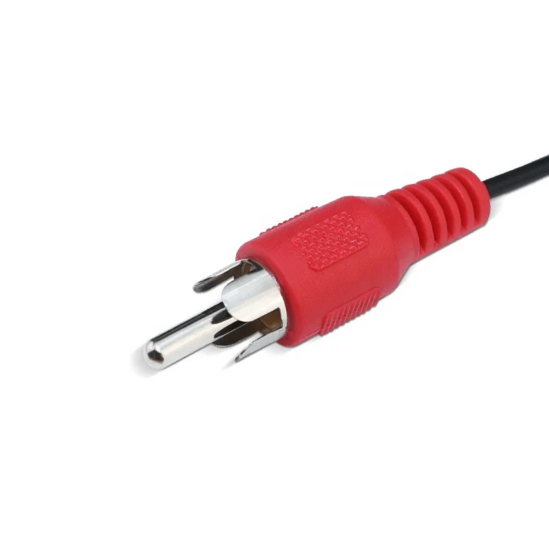 2RCA штекер до 3 5 мм Yigao для мобильных телефонов ноутбуков ТВ DVD RCA кабель аудио на
